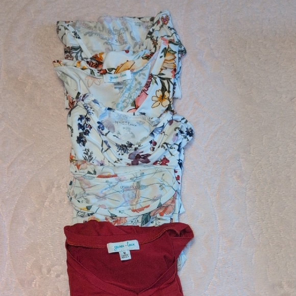 Lot Of FIVE Grace & Lace T-shirts - Picture 13 of 13